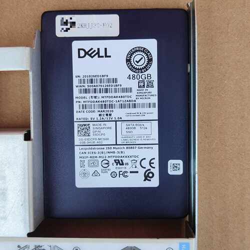 DELL 3DCP0 480G SSD MTFDDAK480~询价