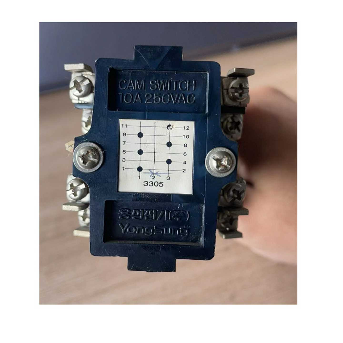 韩国YONGSUNG龙声按钮开关CAMCSWITCH10A250VAC