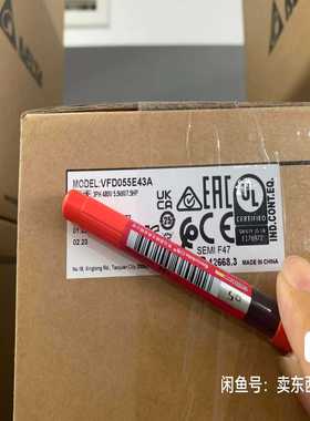 VFD055E43A，Delta/全新原装