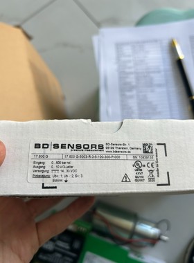 博德BD SENSORS压力传感器17600G-5003-R-3-5-100-300-P-000议价