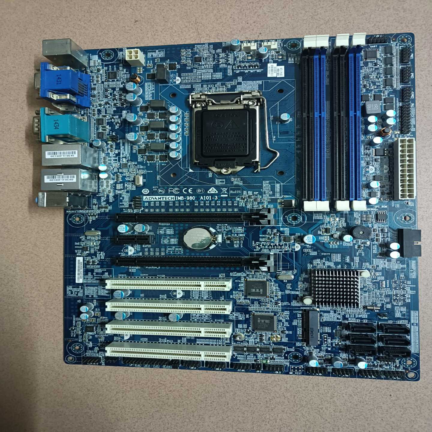 研华工控机主板IMB-980双网卡，测试好发货询价