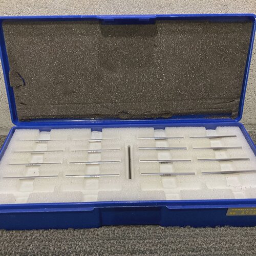 VAN KEUREN .1340.1580 17 PIECE PIN GAUGE SET 333