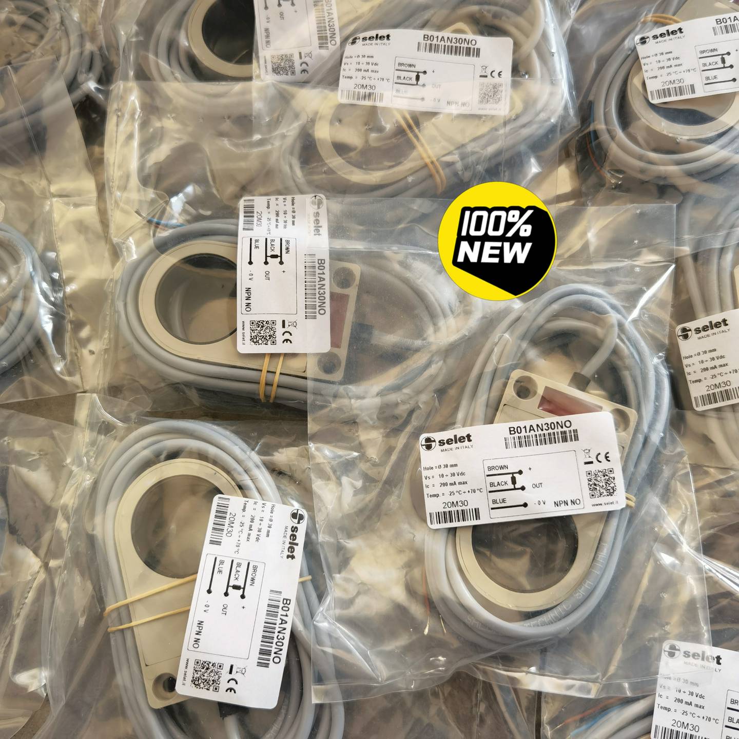 咨询-意大利SELET接近开关传感器B01AN30NO，未