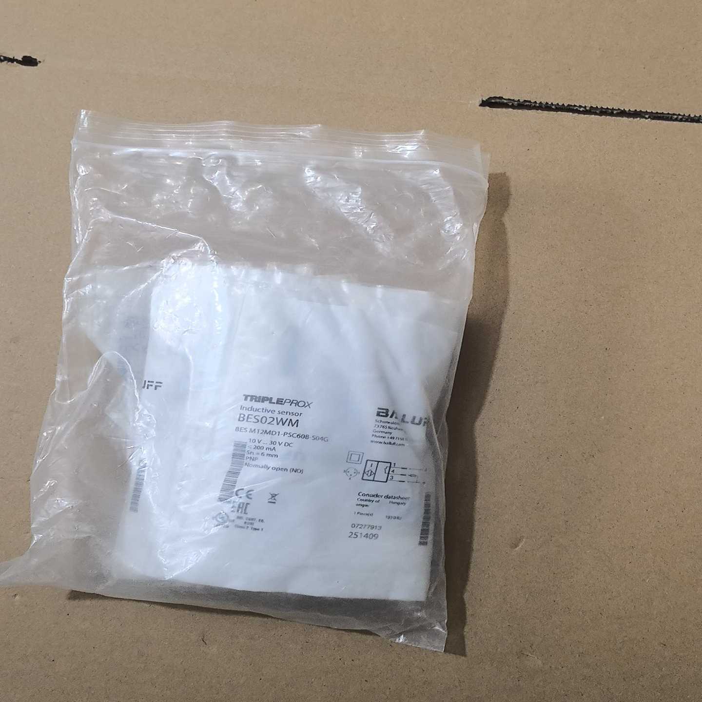 BES02WM巴鲁夫BALLUFF传感器BESM1询价