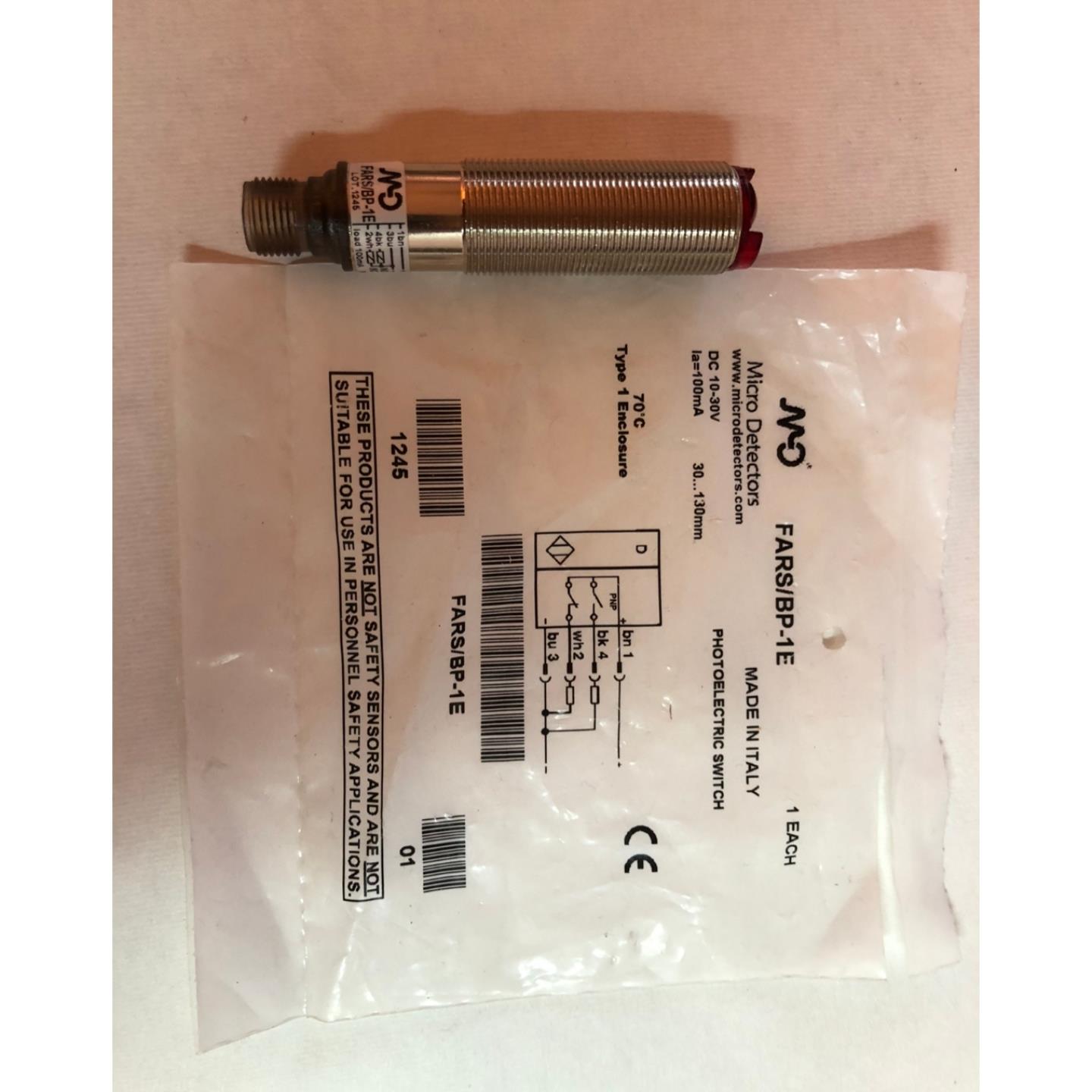 意大利墨迪光电开关传感器 Micro detectors FARSBP-1E LOT1245