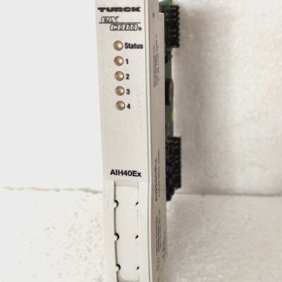 TURCK AIH40EX excom IO System Input Module Analog Active HAR