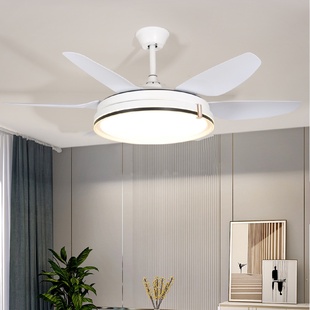 吊扇灯 52寸大风力吊扇灯现代简约客厅餐厅卧室电风扇灯家用吸顶式