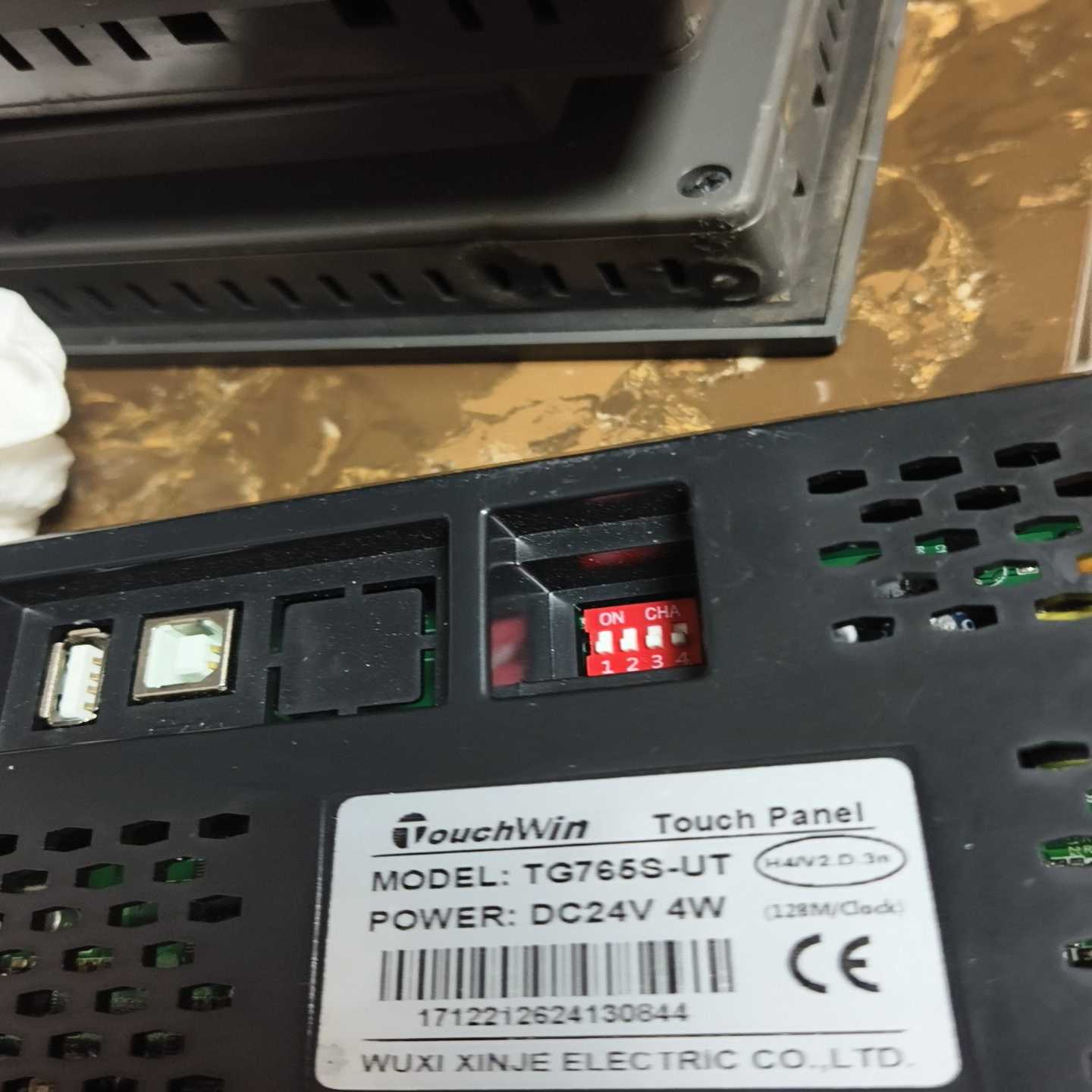 信捷TouchWin触摸屏TG765S-UT，拆机品，功能正--议价商品