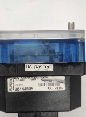 议价burkert宝德 SE35/8035 流量计变送器 00444005 正品原装二手