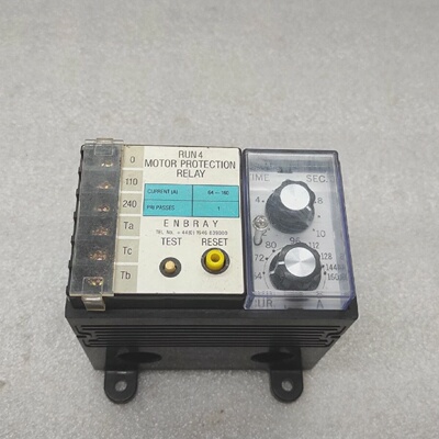 ENBRAY RUN 4 MOTOR PROTECTION RELAY 64160A