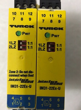 德国图尔克安全继电器IM3122EXU实物图拍摄-议价