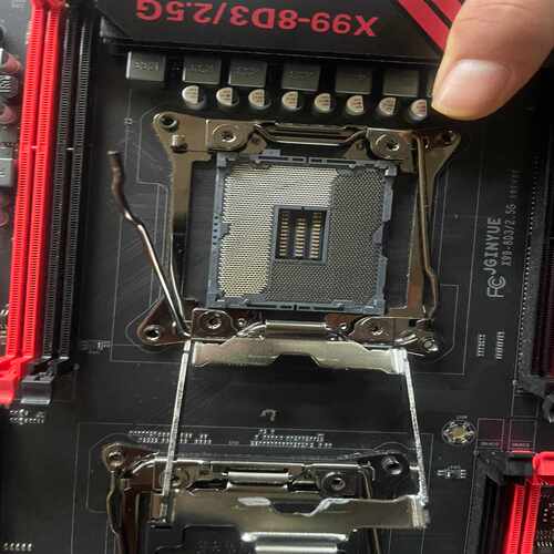 （议价）精粤X99-8D3/2.5G双路服务器主板，23年5月的，还