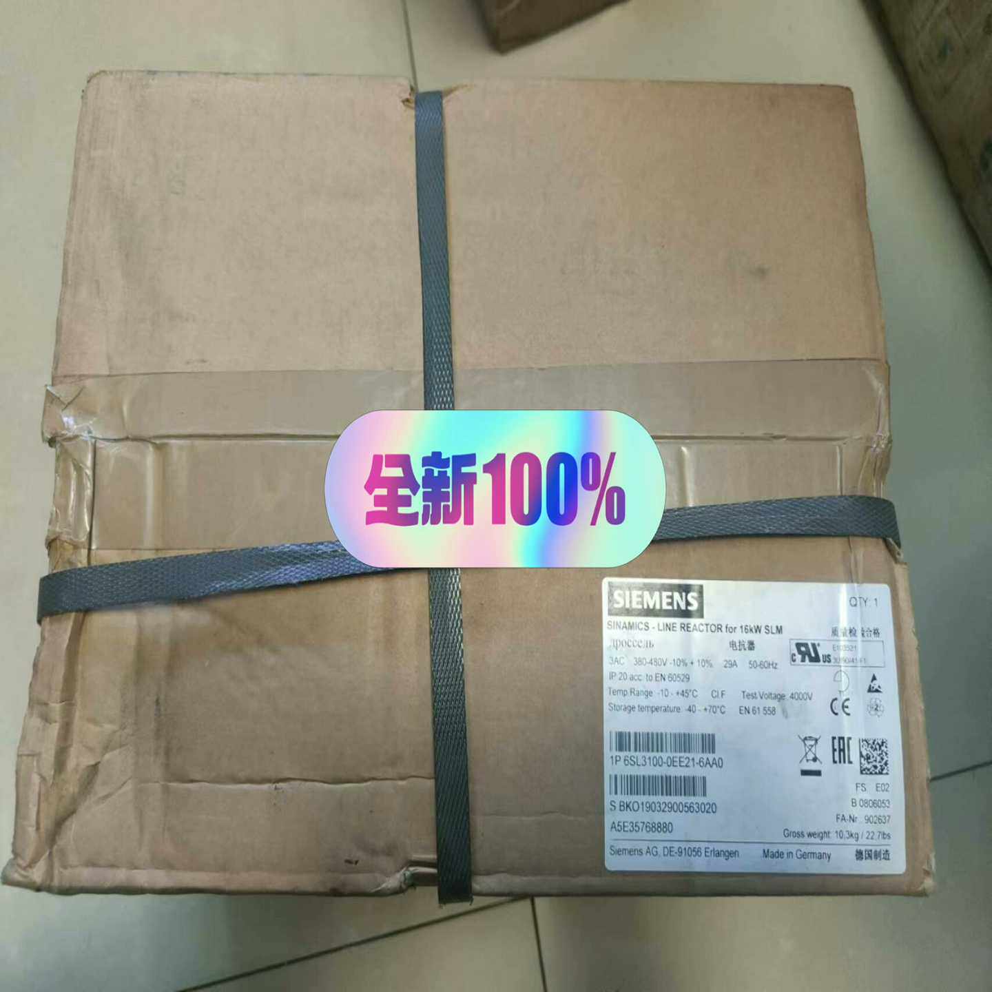 6SL3100-0EE21-6AA0实物图询价