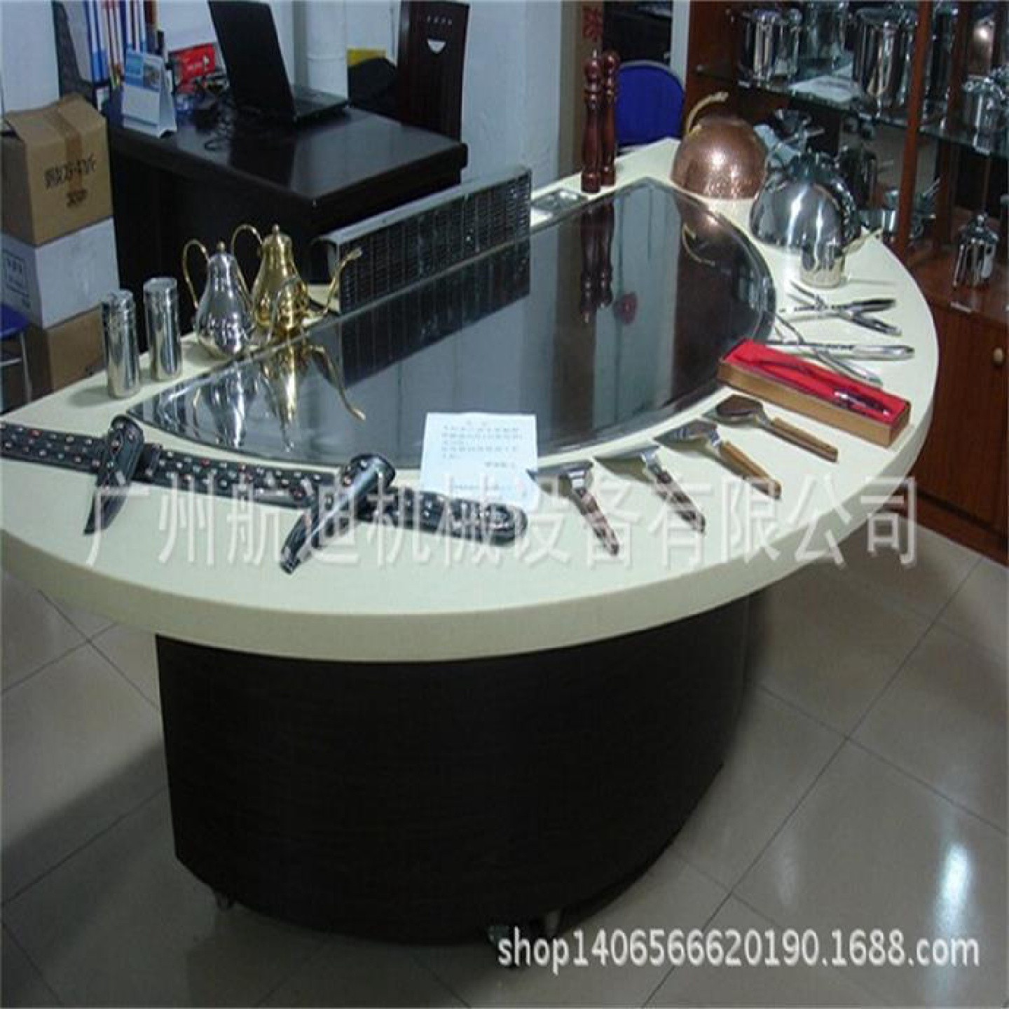 厂家供应铁板烧设备自助餐设备各式铁板烧设备半圆形设备