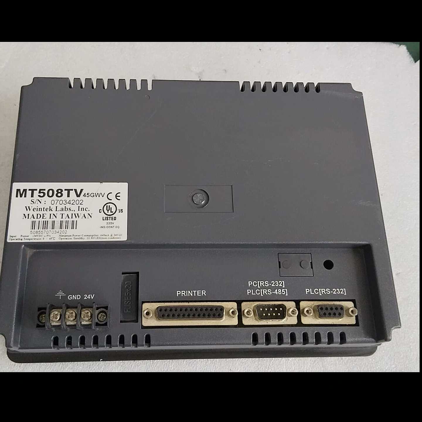 议价拆机原装威纶8j寸触摸屏MT508TV45GWV可上电现货/维修