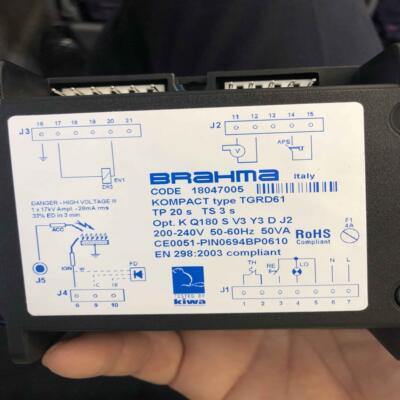 BRAHMA CODE 18047005 KOMPACT type TGRD61燃烧程控制器