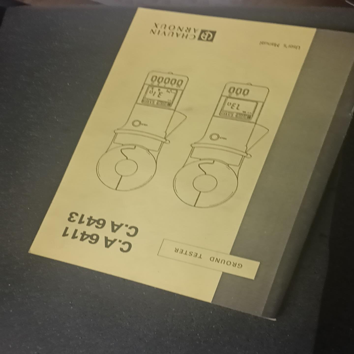 (工仔机械）法国钳形接地电阻仪 c.a.6411