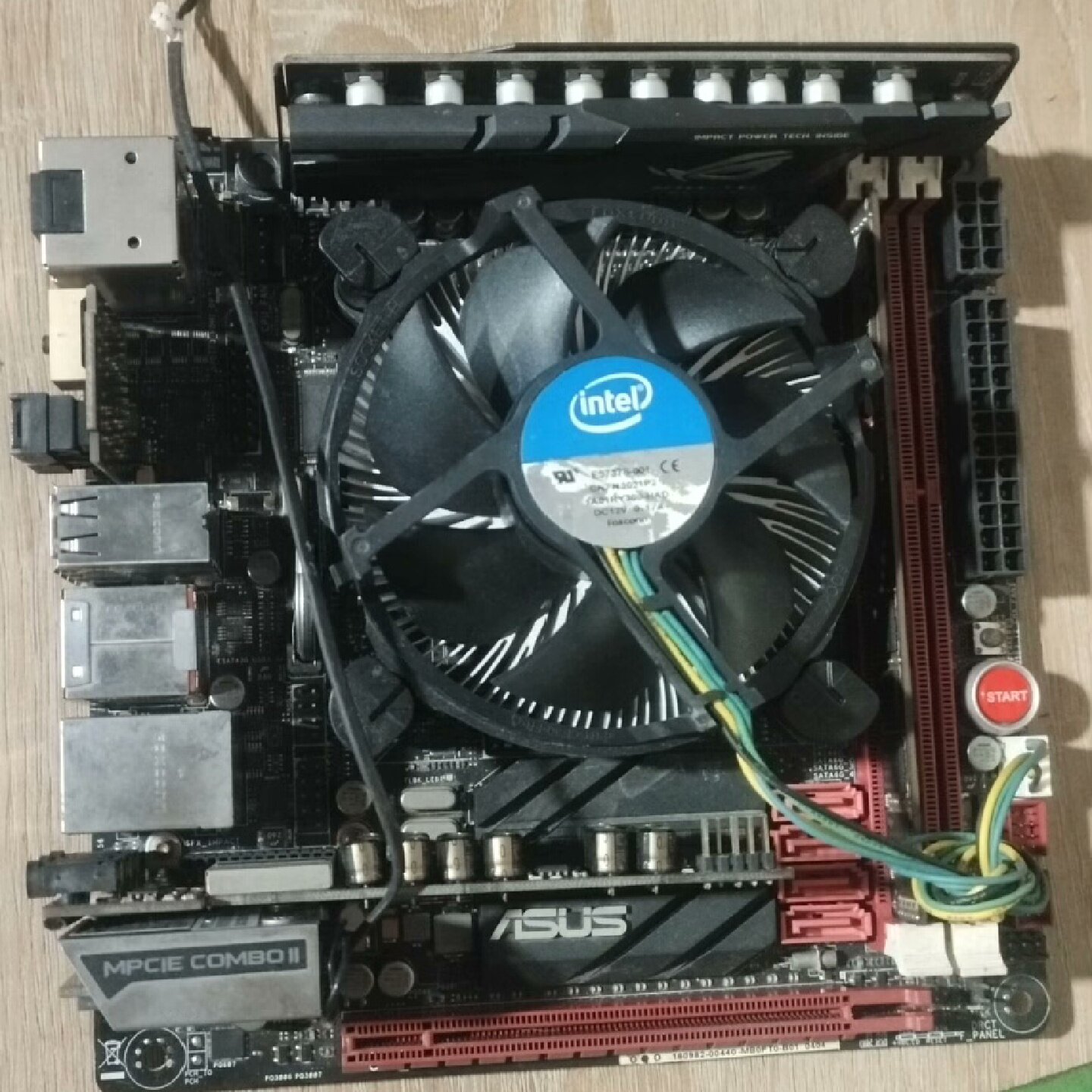 华硕玩家国度M6I主板国行ITX小板尺寸为17cmx-议价