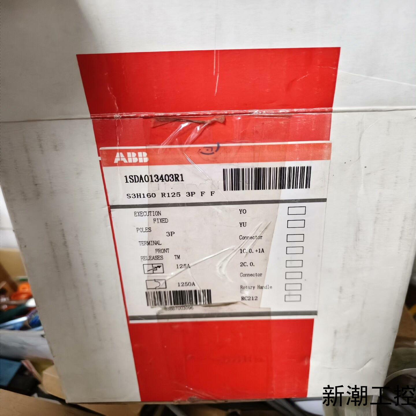 全新原装 ABB断路器 S3H160 R125 1SDA01议价商品