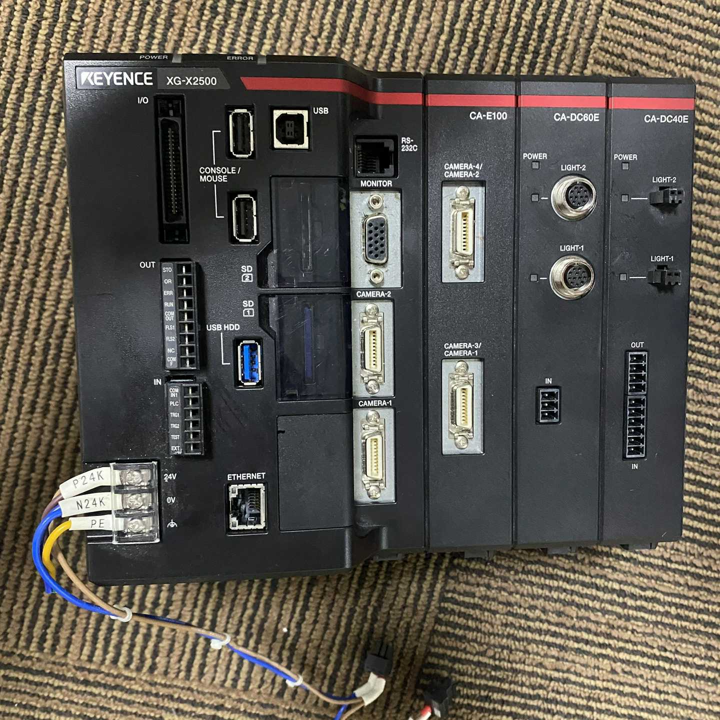 基恩士控制器XG-X2500 CA-E100 CA-DC60[浩蓉商户]