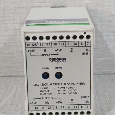 CANOPUS INSTRUMENTS 1VVI 10101 DC ISOLATING AMPLIFIER