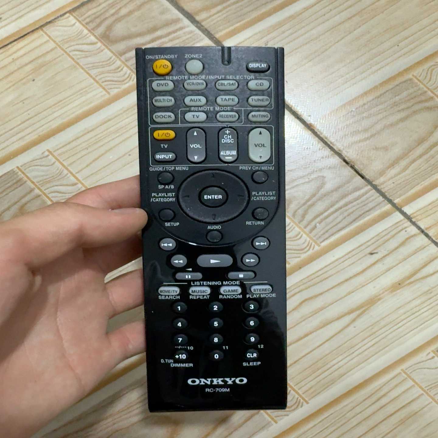 询价安桥功放遥控器。安桥ONKYO原装功放遥控器。RC-709M