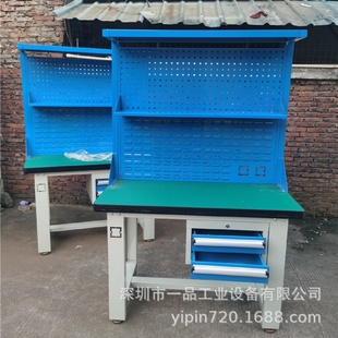 可制做承重1.5吨防静电实验室操作台工厂用车间带抽屉检测工作台