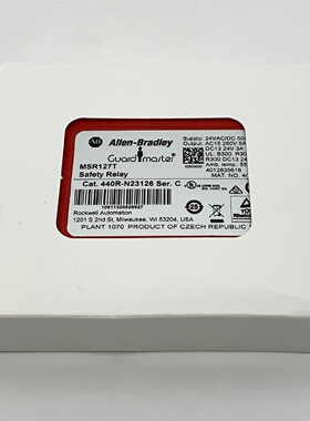 议价440R-N23126安全继电器罗克韦尔Allen-Bradley全新现货440RN2