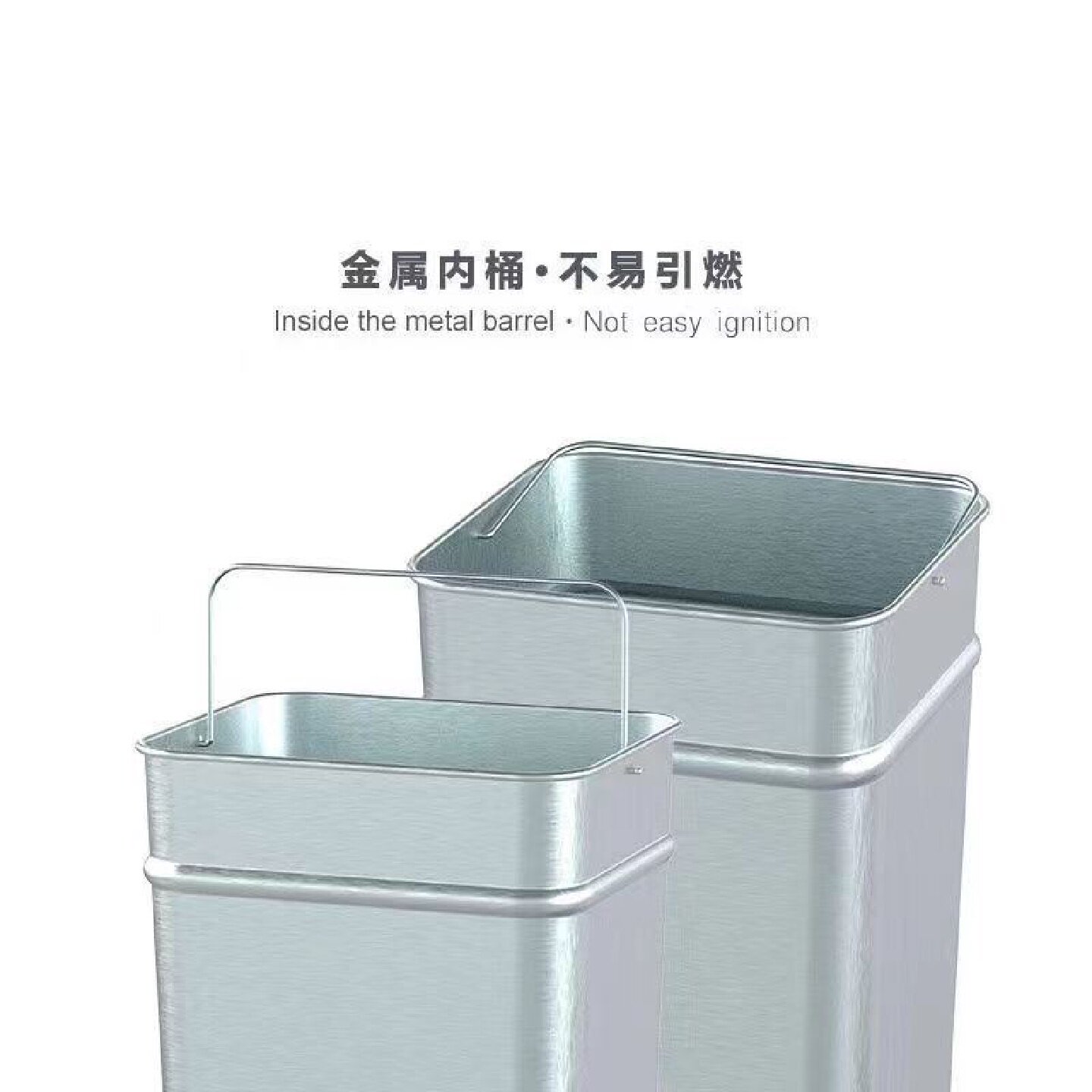 酒店大堂不锈钢立式电梯口垃圾桶带烟灰缸过道吸烟灭烟柱商用餐饮