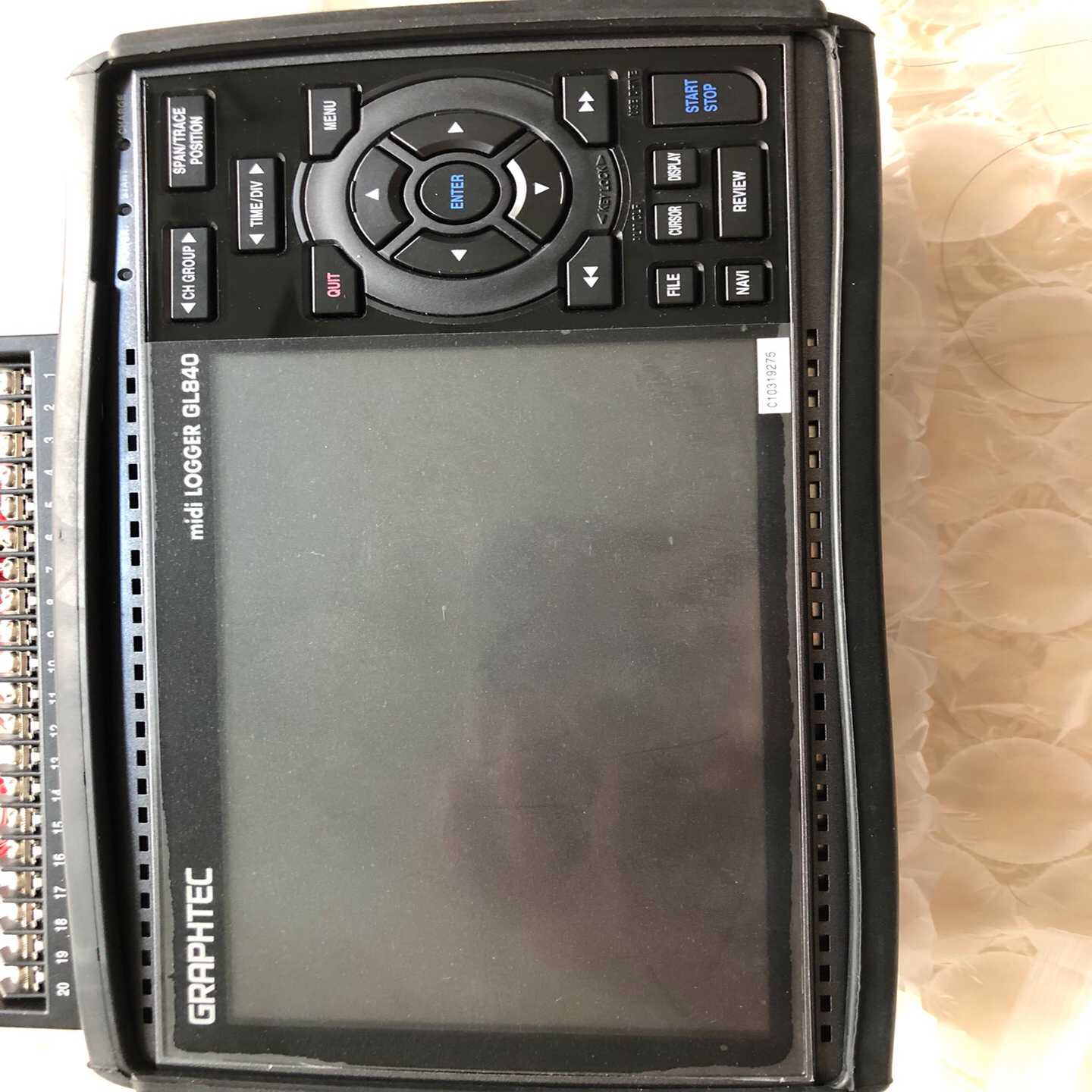 议价图技GL840，20通道温度数据采集仪，机器21p年的，实物现货/