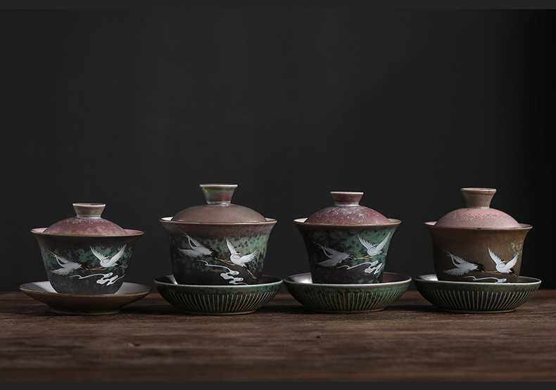 Японский керамический чайный сервиз, креативный чай, большая чайная чашка 