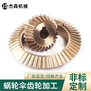厂家生产蜗轮伞齿轮玻璃机械蜗轮定做铜蜗轮铜涡轮系列加工