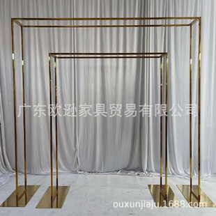 店落地式 服装 陈列架服装 展示架不锈钢女装 店货架中岛架挂衣架女装
