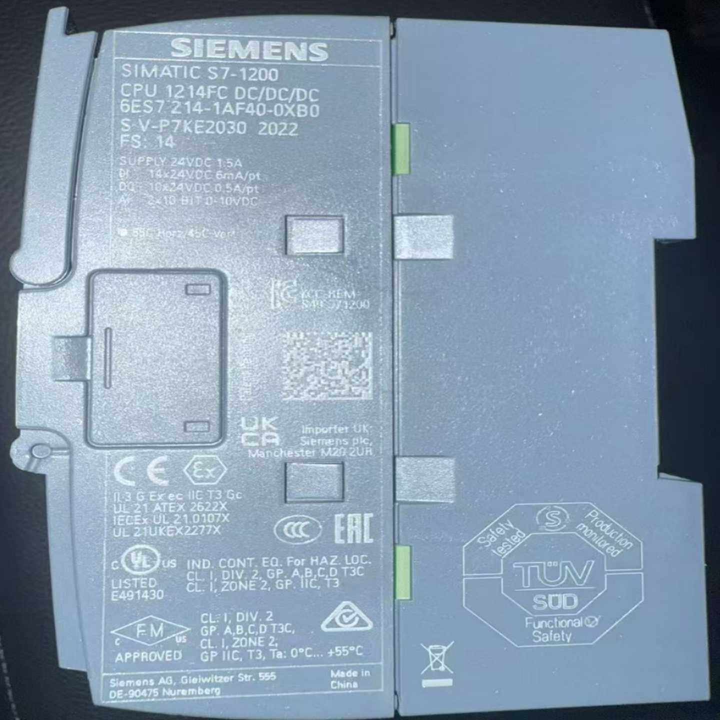 西门子214-1AF40-0XB0年份2022，成色不错--议价商品