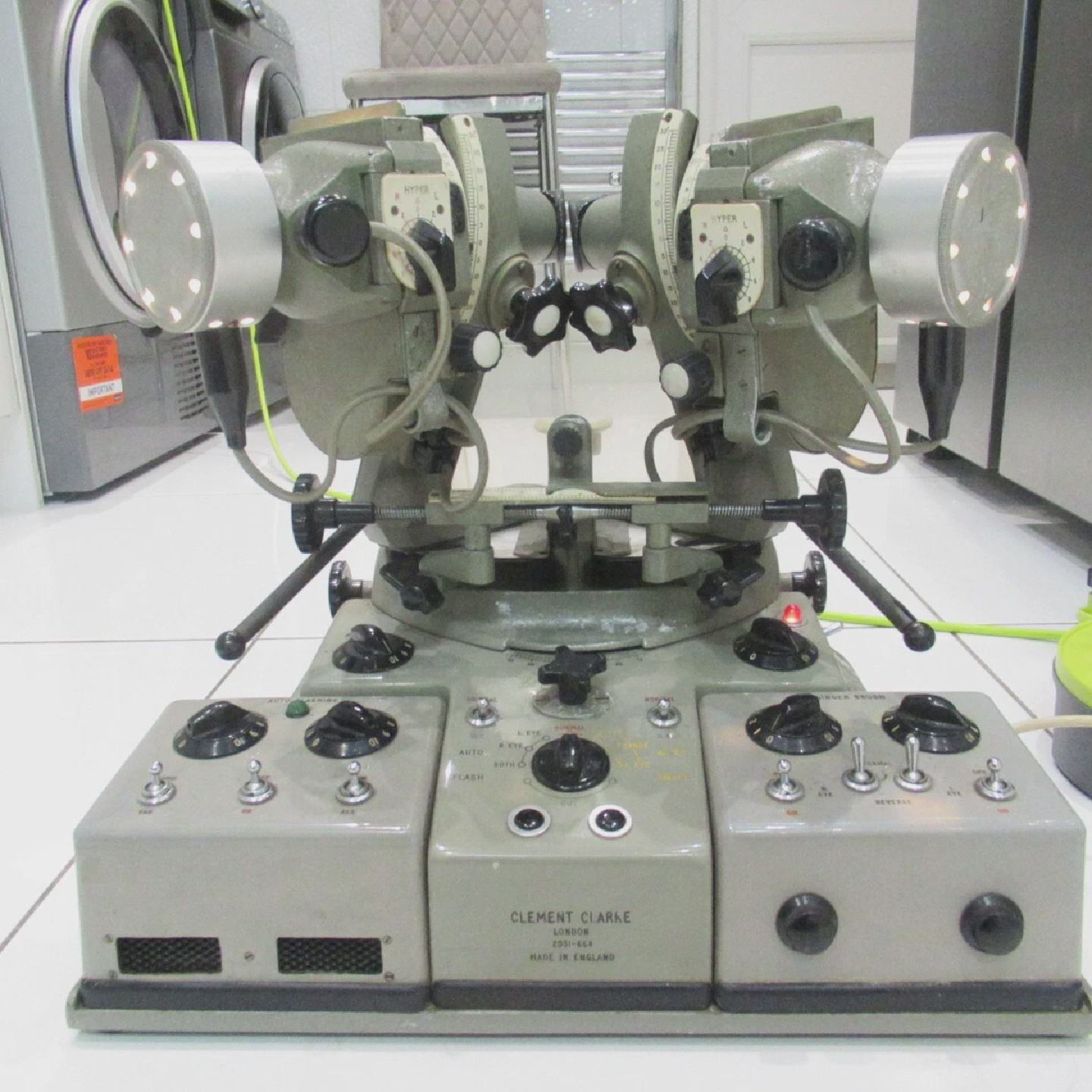 CLEMENT CLARKE 2051 SYNOPTOPHORE AUTOFLASHING OPHTHALMIC OPT - 实物图