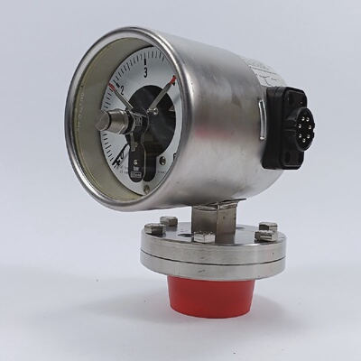 Labom BE 2200 Diaphragm Pressure Gauge NS 100160 With Switch