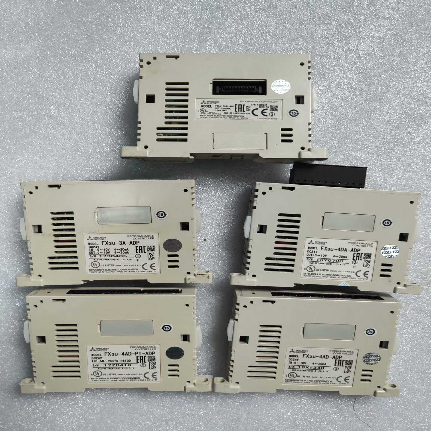 三菱PLC模块FX3U-3A-ADP，FX3U-4AD-AD