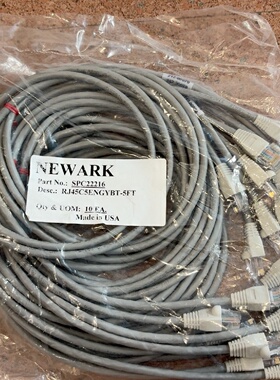 议价NEWARK网线型号SPC222165英尺长度美国
