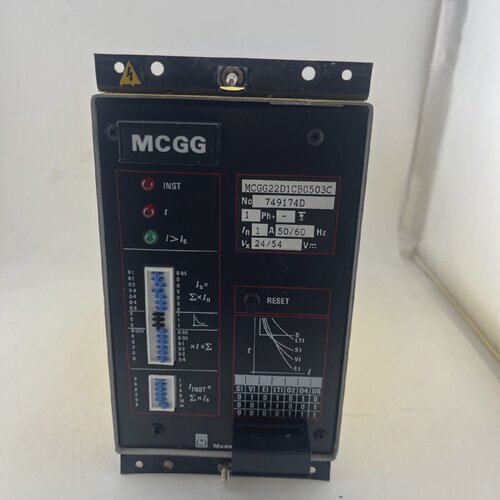 GEC MCGG22D1CB0503C 1 PHASE 1A 5060HZ 2454V OVERCURRENT RELA