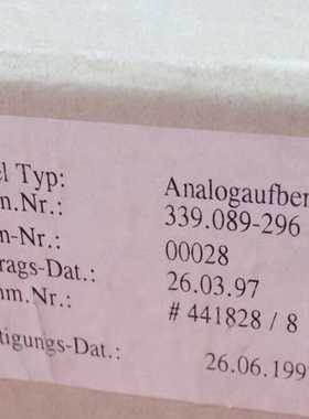 【议价】Kuka339.089-296库卡模拟量模块For