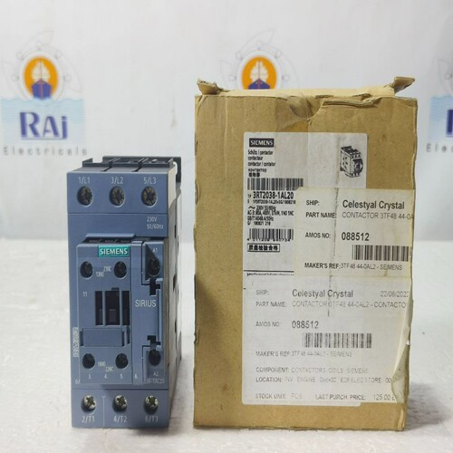 西门子SIRIUS3RT2038-1AL203POLE230V50/60Hz磁性接触器3R