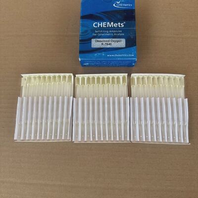 CHEMETS R7540 1 BOX  30 AMPOULLEN Gelster Sauerstoff