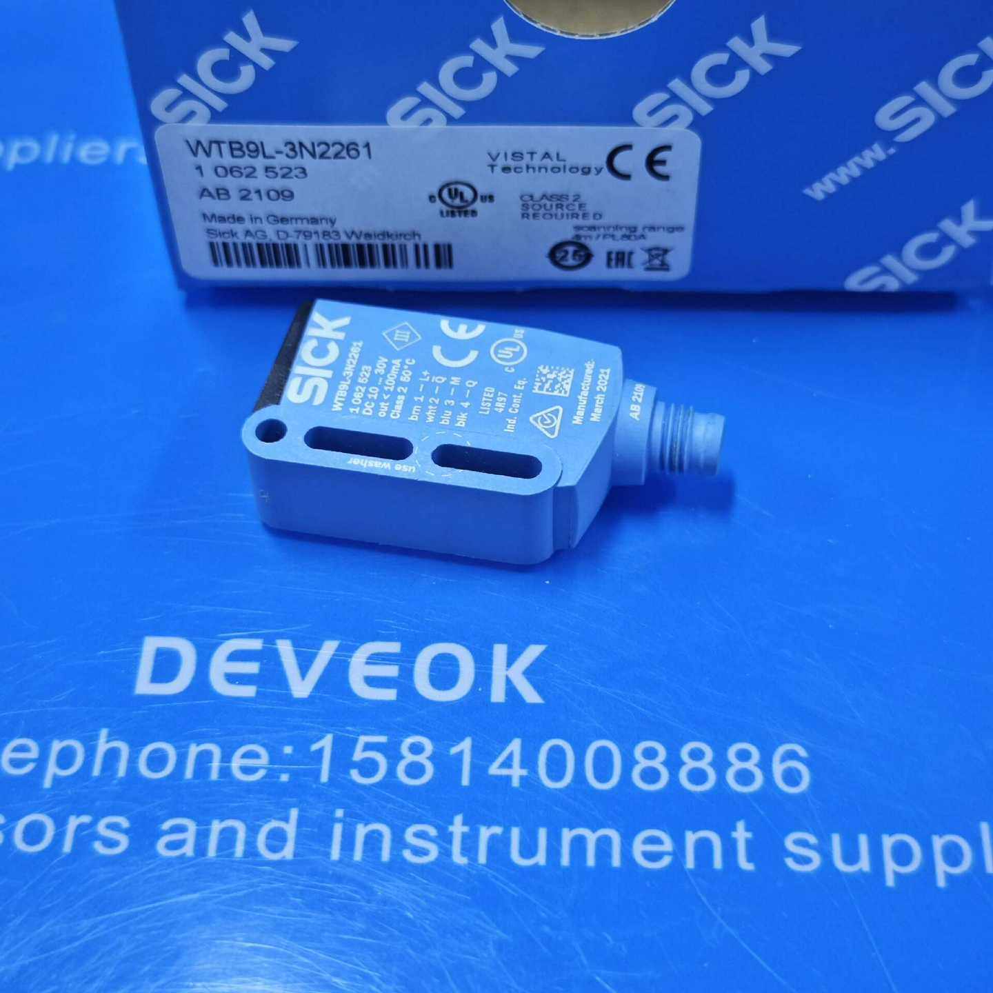 【议价】SICK西克光电传感器，型号WTB9L-3N2261适用