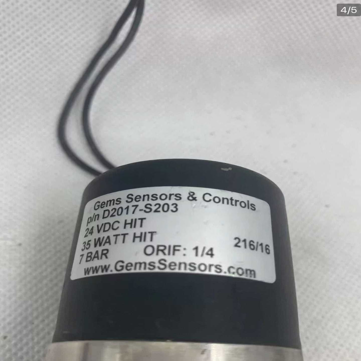 GEMSSENSORS&CONTROLS电磁阀，型号D询价