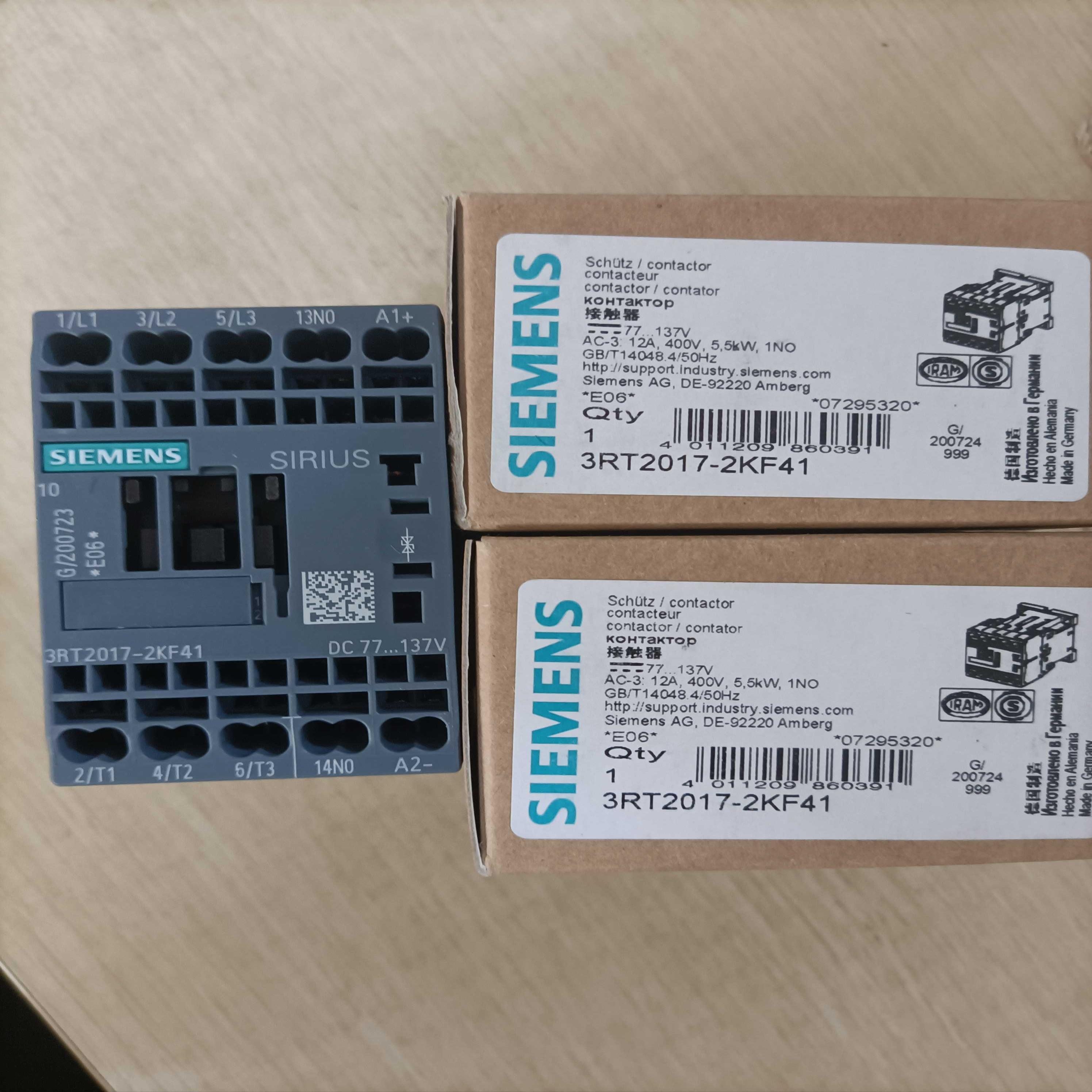 配件3RT2017-2KF41西门子接触器全新原装正品现货包邮议价