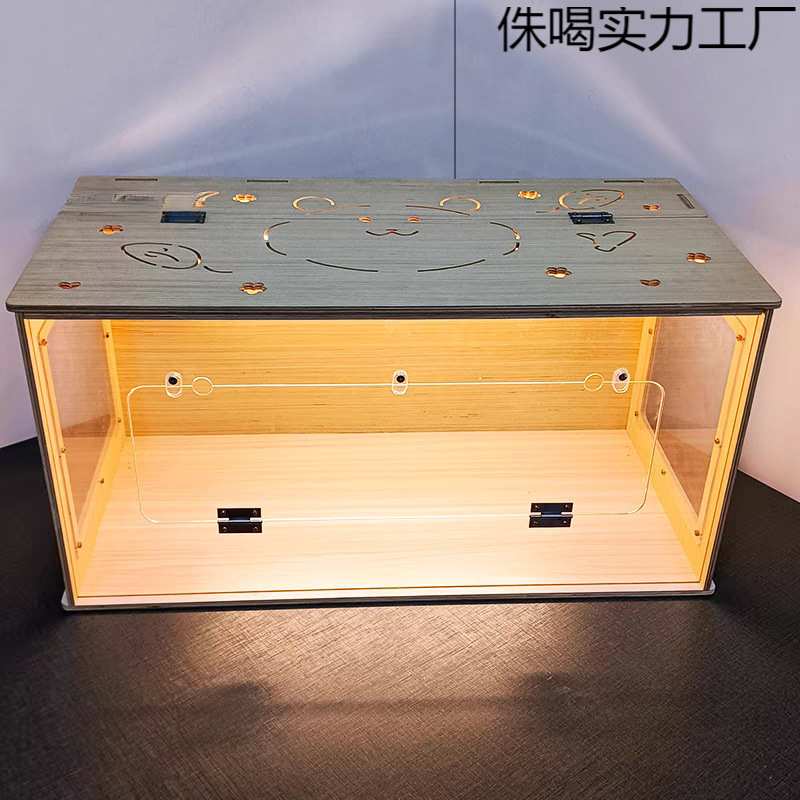 金丝仓鼠笼子大别墅芦丁鸡木箱造景超大豪华保暖组装大号花枝鼠