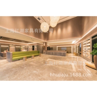 全季酒店4.0酒店大厅休闲卡座高端酒店大堂洽谈卡座沙发