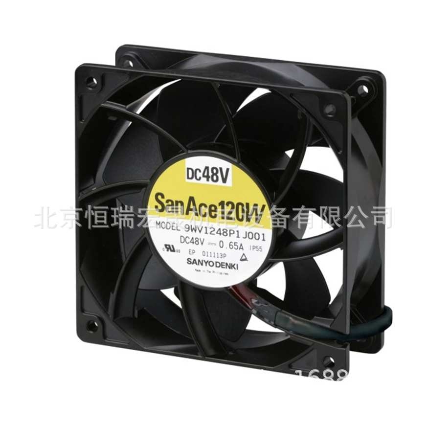 Sanyo 9WV1224P1H001 12038 48V直流 风量309.2m3/h PWM调速风扇