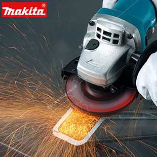 makita牧田9555HN角磨机M9002B电动磨光机9558HN金属打磨切割机