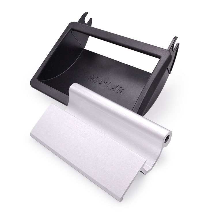 尚坤SK1-106工业锌合金门锁嵌入式隐形把手拉手碰撞联动门扣钩锁